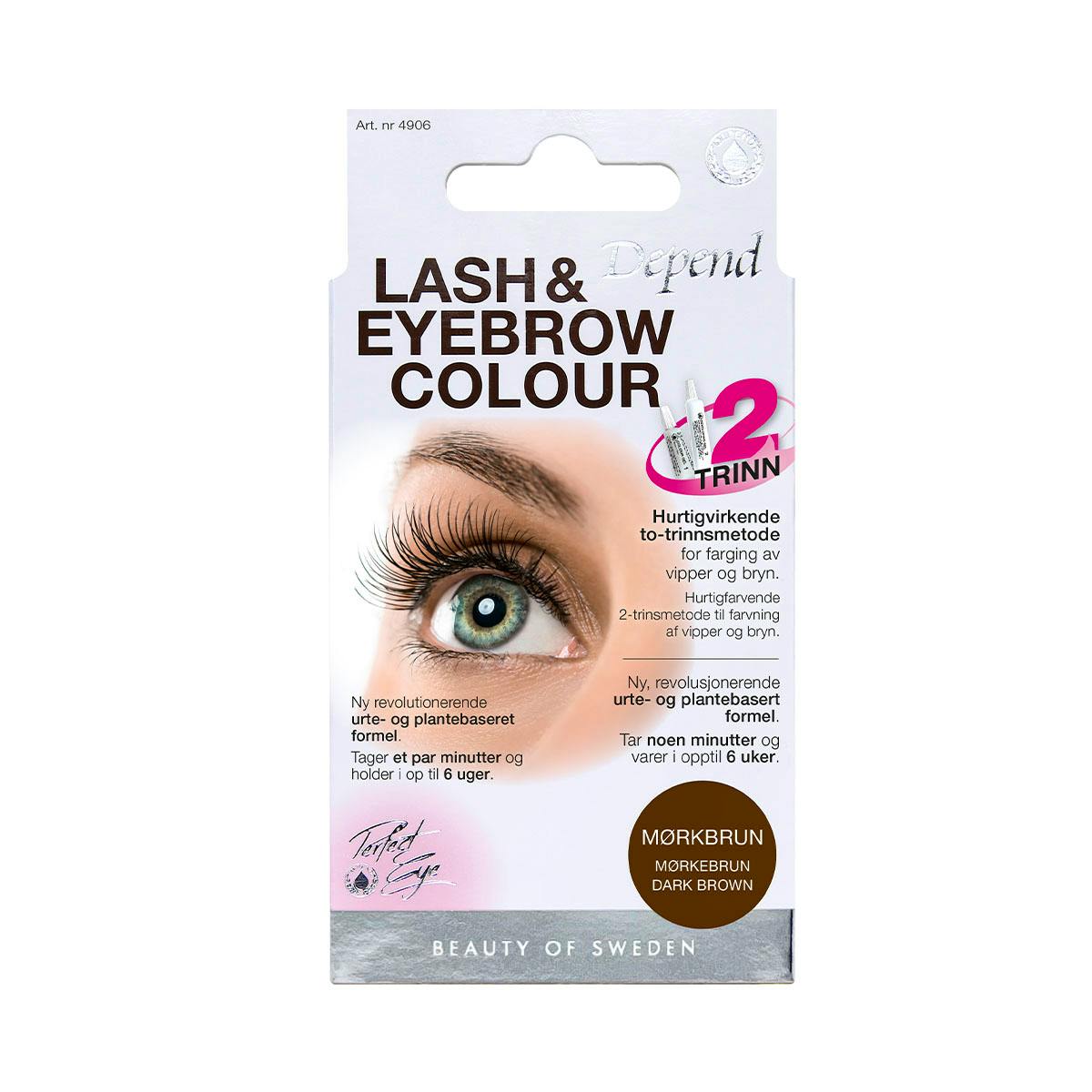 Depend Lash & Eyebrow Colour Dark Brown Pcs - Depend Lash  - 7391715049068