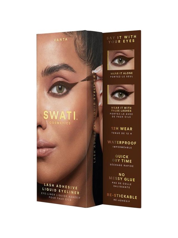 Swati Vanta Lash Adhesive Liquid Eyeliner Brown - Swati Lash  - 7350100167251