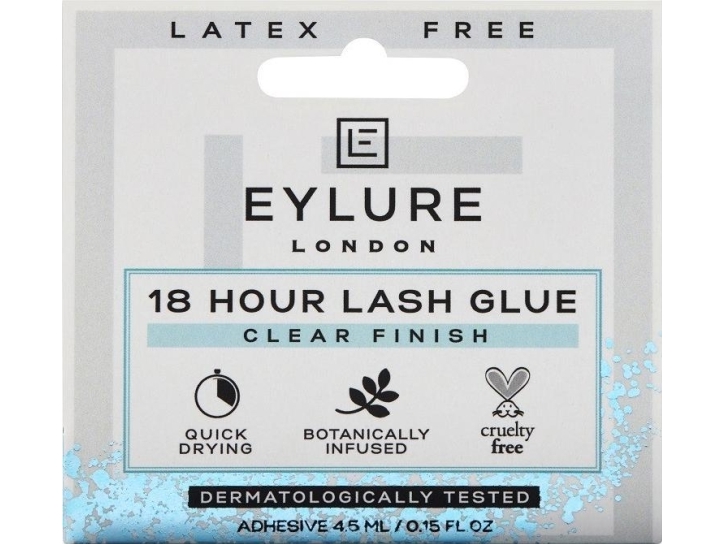 Eylure18 Hour Lash Glue Clear Finish Latex Free Eyelash Glue 5ml - Eylure Lash  - 5011522155029