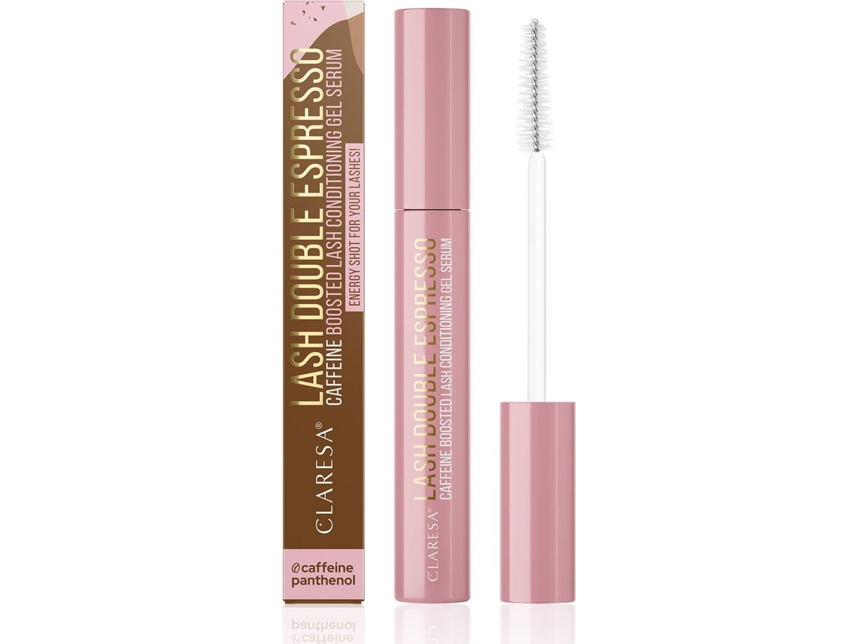 Claresa Nourishing Gel Eyelash Serum With Caffeine Lash Double Espresso 10g - Claresa Lash  - 5903819816334