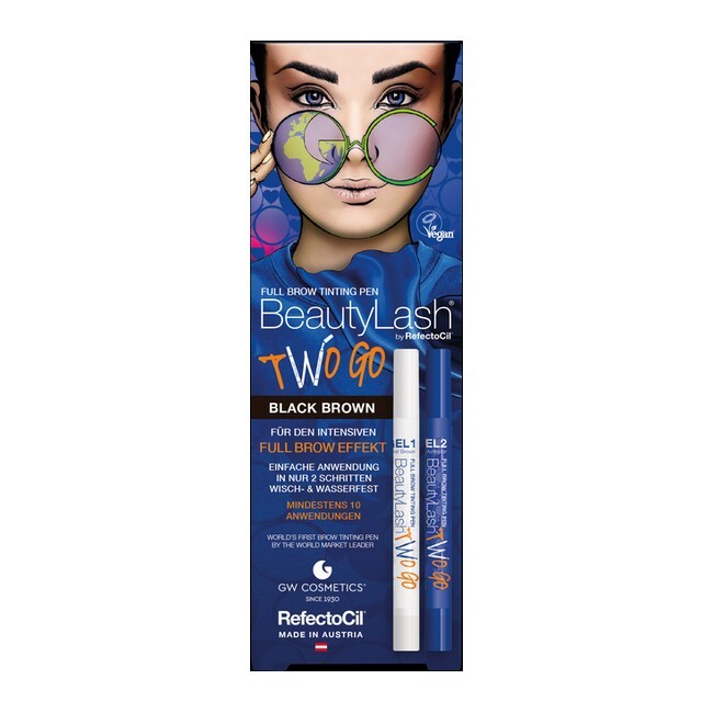Sort Refectocil Beauty Lash Two Eyebrow Tint Black Brown - Refectocil Lash  - 9003877907985