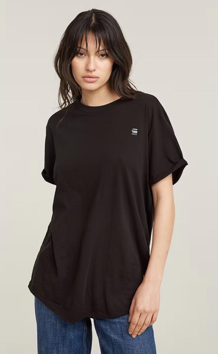Sort Star Shirt Lash Fem Loose Black - G-star Lash - 8719769148138