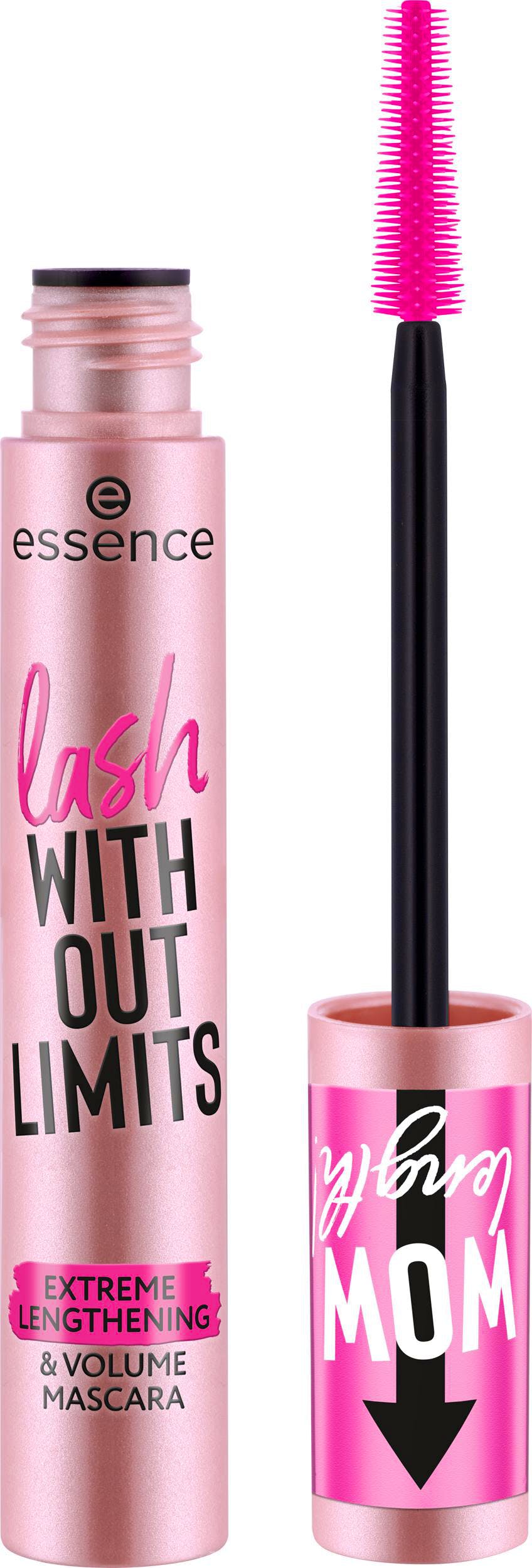Sort Essence Lash Without Limits Extreme Lengthening & Volume Mascara Ultra Black - Essence Lash  - 4059729421333