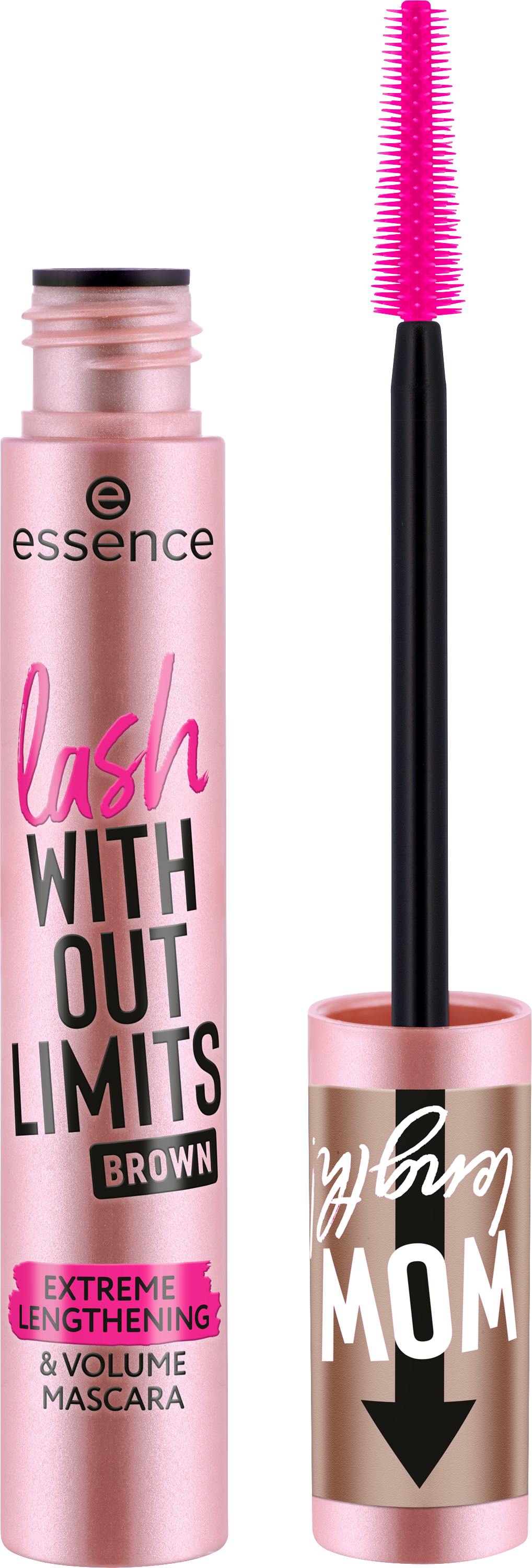 Essence Lash Without Limits Brown Extreme Lengthening & Volume Mascara - Essence Lash  - 4059729421425