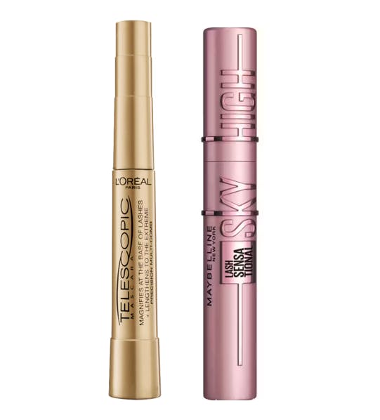 Sort Luxplus & Oreal Telescopic Mascara Black & Maybelline Lash Sensational Sky High Mascara Very Black - Luxplus Lash  - 3600520881799