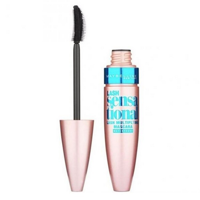Sort Maybelline Lash Sensational Mascara Waterproof Black - Maybelline Lash  - 3600531143657