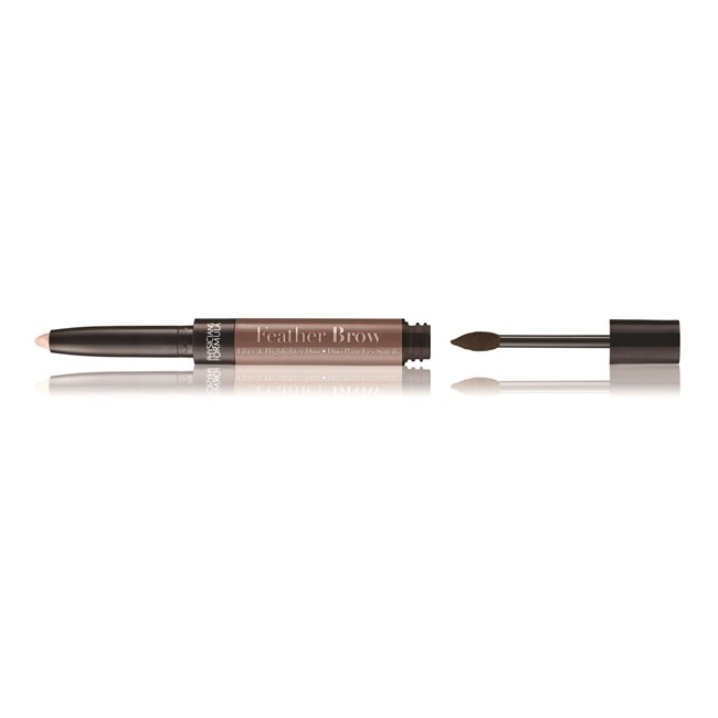 Brun (Brown) Physicians Formula Eye Booster Lash Feather Brow Fiber & Highlighter Duo Brunette - Lash  - 0044386067851